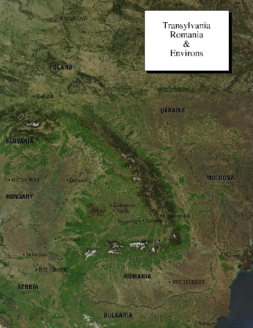 Tranyslvania  map copy